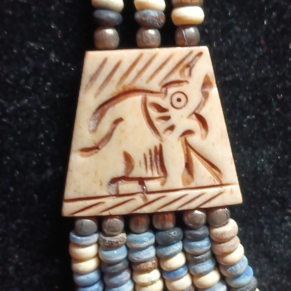 N/A beaded faux